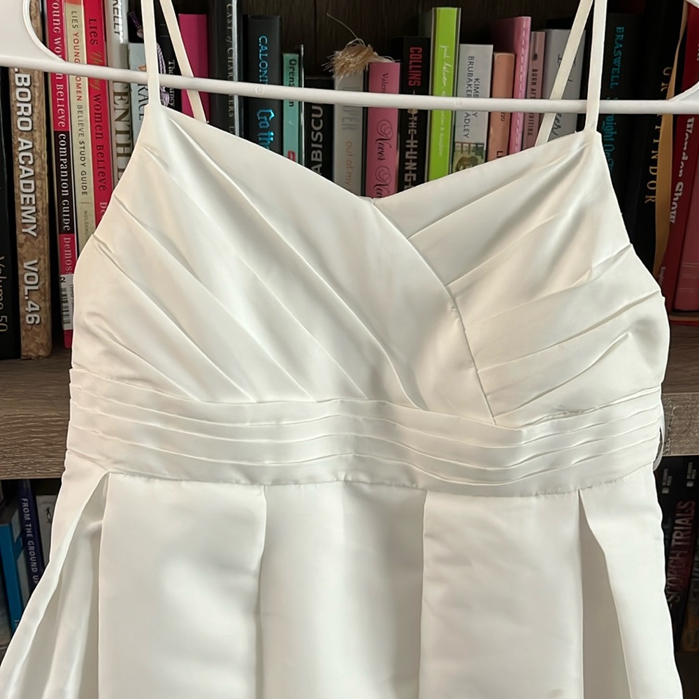 White Formal Dress, flower girl